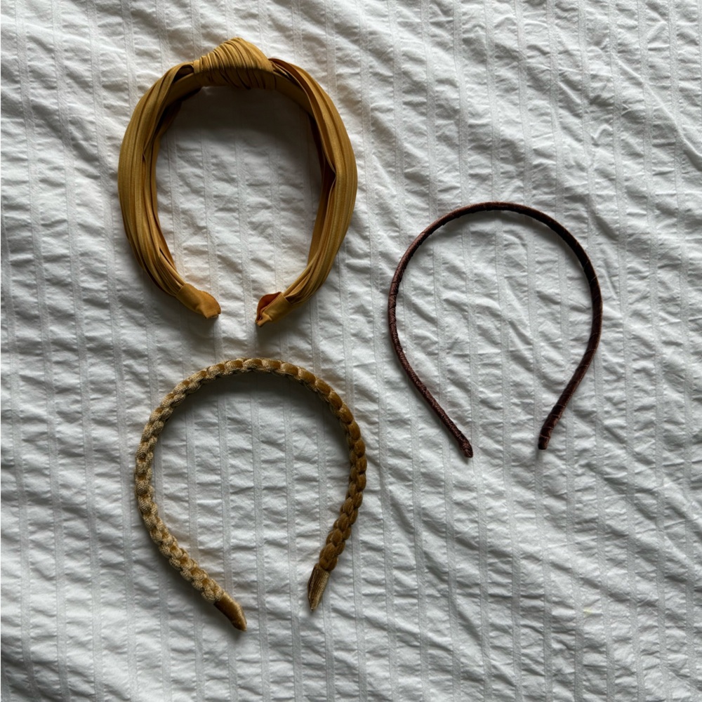 Set of Three Stylish Headbands